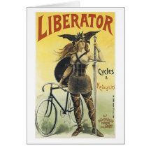 Liberator Cycles & Motorcycles Greeting Cards