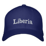 Liberia hat embroidered baseball cap