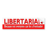 LIBERTARIAN BUMPER STICKER