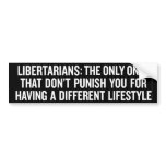 Libertarian Civil Liberties Bumper Sticker bumper stickers