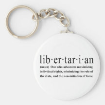 Libertarian Definition Keychains