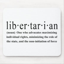 Libertarian Definition Mouse Mats