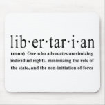 Libertarian Definition mousepads
