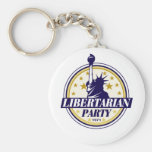 libertarian party logo key chain
