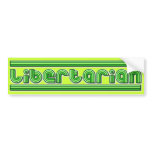 Libertarian Retro Bumper Sticker bumper stickers