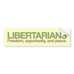 Libertarians Bumper Sticker