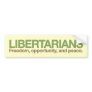 Libertarians Bumper Sticker
