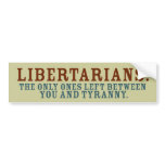 Libertarians Bumper Sticker bumper stickers