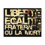 Liberte Egalite Fraternite: French Revolution postcards