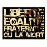 Liberte Egalite Fraternite: French Revolution Postcard