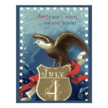Liberty and Union Now and Forever; Stars and Eagle Invitations