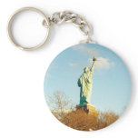 liberty behind key chain