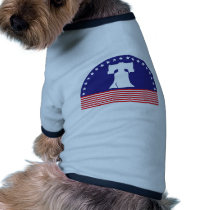 liberty bell flag doggie shirt