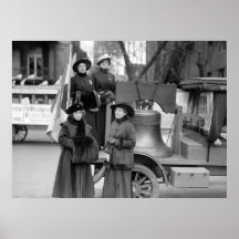 Liberty Bell for Suffrage: 1916 Print