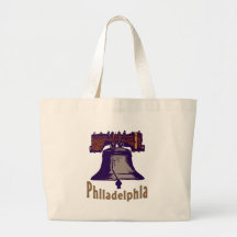 Liberty Bell Philadelphia Canvas Bags