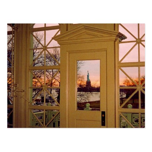 liberty door postcard