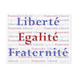 Liberty Equality Fraternity 14 Juillet Postcards