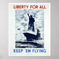 Liberty For All WWII 1942 WPA