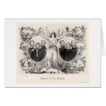 Liberty Honours the Brave by Kimmel & Forster 1865 cards