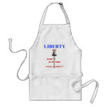 Liberty is Not on the Table aprons