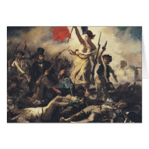 Liberty Leading the People Card