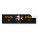 Liberty, Never Forget 9/11 bumper stickers