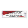 LIBERTY never never never never never gives up! Bumper Stickers
