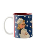 Liberty Pinup Girl mugs
