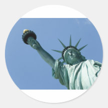 Liberty Round Sticker