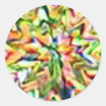 Liberty Round Stickers