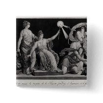 Liberty, striking down Ignorance and Fantacism Button