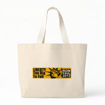 Liberty: Too BIG to Fail! Canvas Bags