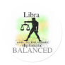 Libra About You Round Stickers