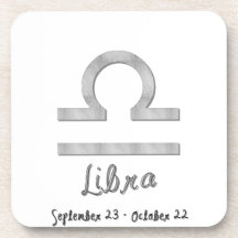 Libra Beverage Coaster