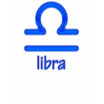 Libra Blue Symbol Shirt
