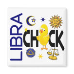 Libra Chick 1 magnets