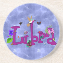 Libra Flowers Drink Coaster