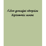 Libra graceful adaptive diplomatic serene t-shirts