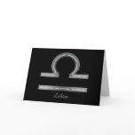 Libra Greeting Card- Blank