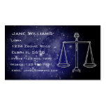 Libra Horoscope Business Card