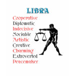 Libra Horoscope Zodiac Sign t-shirts