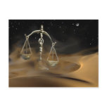 Libra in the Desert Postcard