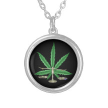 Libra leaf necklace