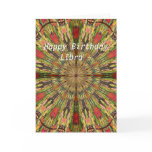 Libra Mandala Birthday Card