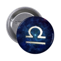 Libra Pinback Button