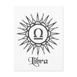 Libra Post Card