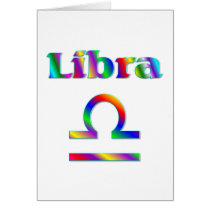 Libra Rainbow cards