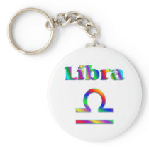 Libra Rainbow keychains