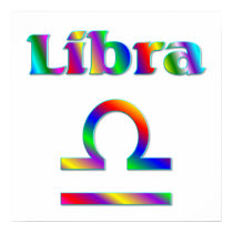 Libra Rainbow posters
