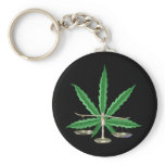 Libra scales and cannabis leaf by Valxart